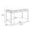 Lillyann 1 - Drawer Writing Desk with Mirrored Top-1962285218