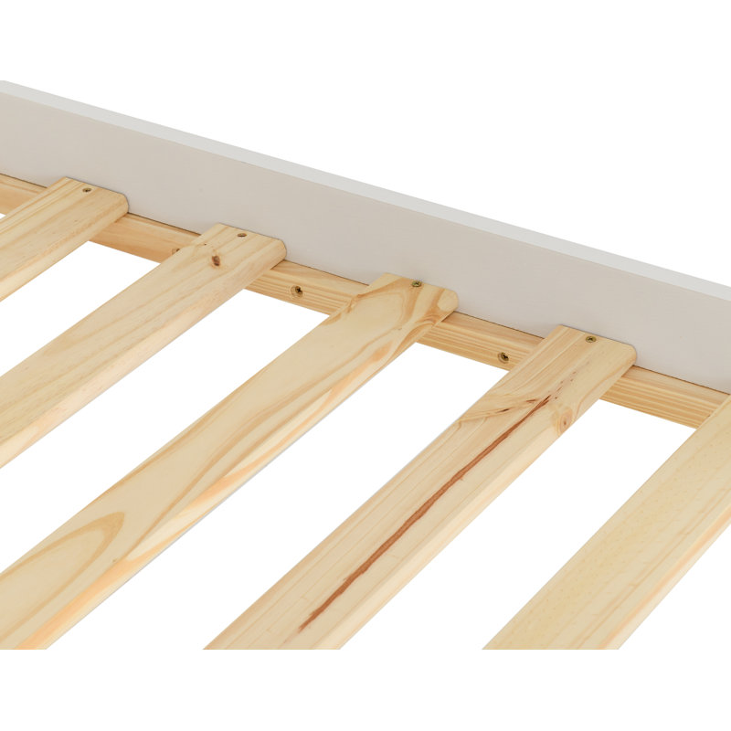 Ursina Bed Frame, White, Small Double (4')
