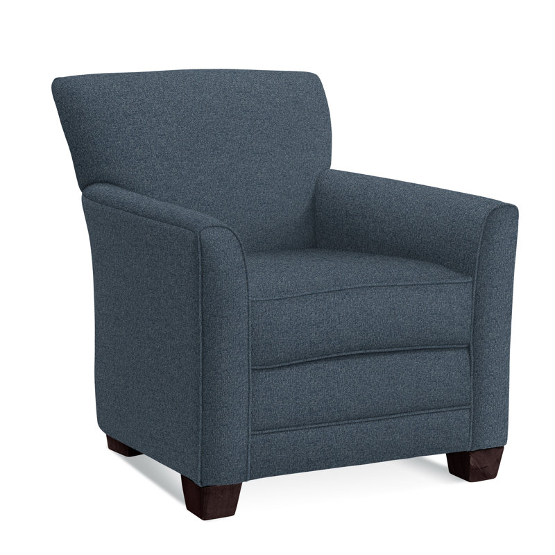 Buckley Armchair, Basic Blue; 0317-63, Java Finish