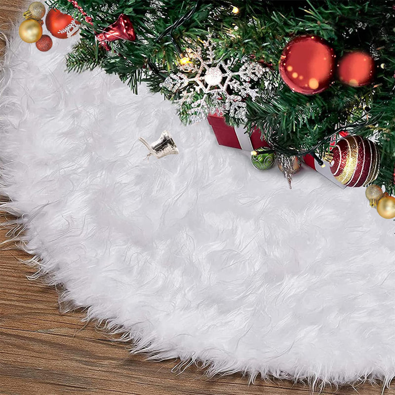 Faux Fur Tree Skirt