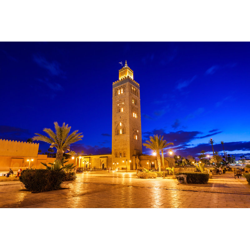 The Koutoubia Mosque by Saiko3p - Wrapped Canvas Print, 30cm H x 46cm W