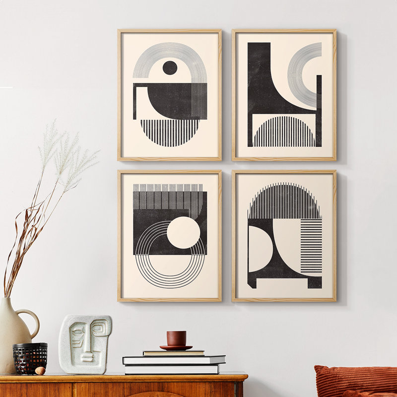 " Unknown Space I " 4 - Pieces
