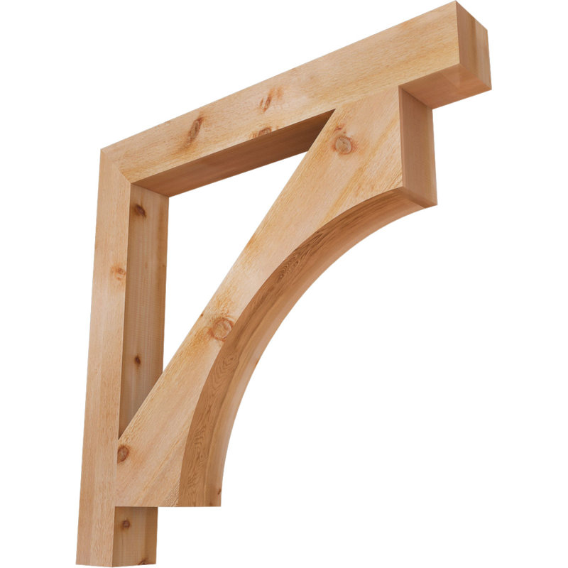 Support Westlake Block, Cèdre rouge de l'Ouest (scié brut), H 48 po x l 6 po x P 48 po