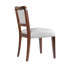Chaises de salle à manger rembourrées Dallas avec structure en bois d'hévéa-129020350