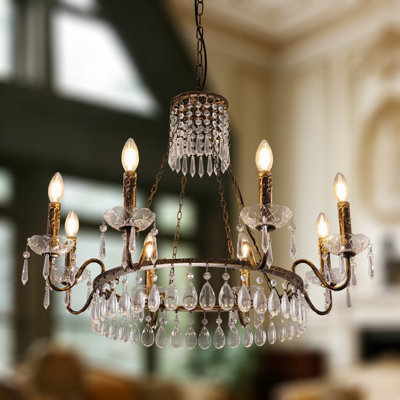 Anniejane 8 - Light Dimmable Empire Chandelier