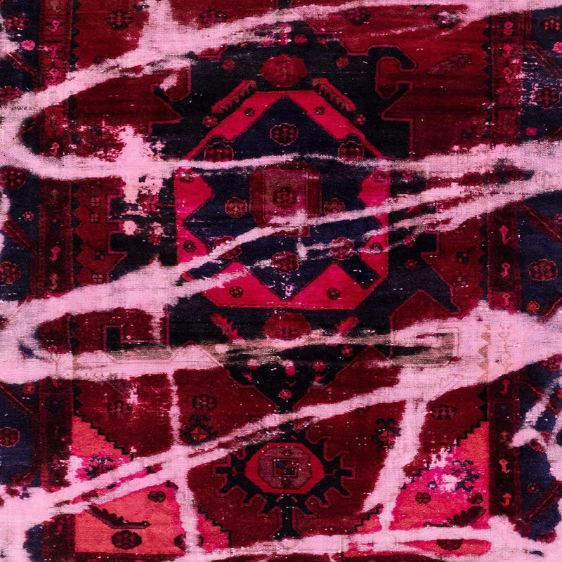 Abstract Indoor Rug, Square 7'