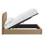 Structure de lit plateforme en velours Doron-1308861237-1308861240