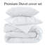 Pintuck Microfiber Duvet Cover Set with Pillowcases – Pleated Textured Bedding, Soft Luxury Quilt Cover, Breathable All-Season Comforter Cover, Modern Hotel Style Bed Set-123796619-123796621