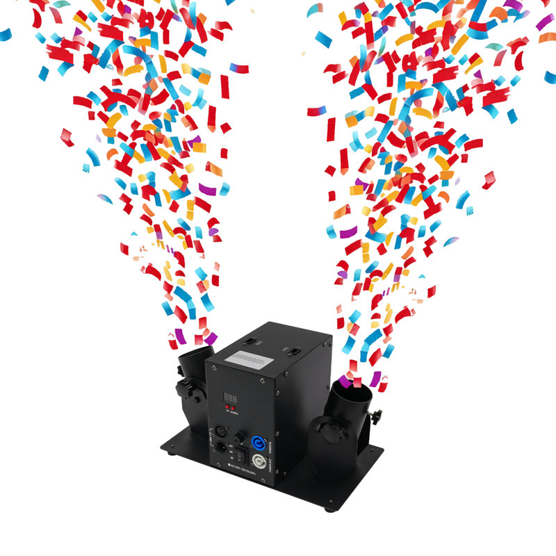 Electric Double-Headed Confetti Machine