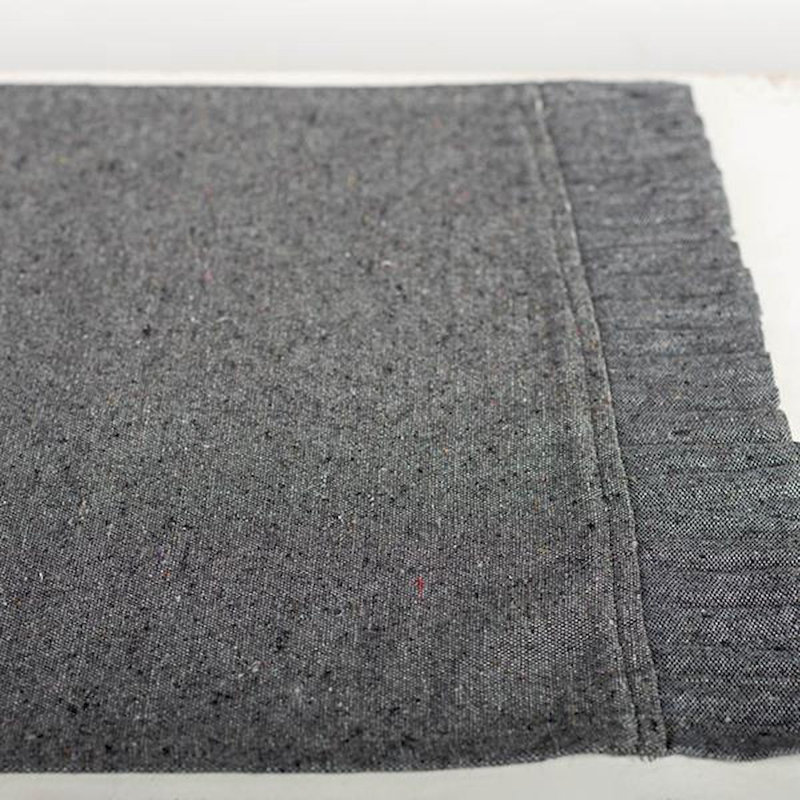Yosvani Solid Color Cotton Blend Table Runner, Gray