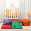 Ensemble de blocs d'escalade en mousse 5 pièces, ensemble de jeu d'intérieur en cuir PU pour tout-petits, jouets d'escalade doux et légers