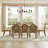 Jacolyn 9Pc Dining Set With Cane-Back Upholstered Chairs-1352673083