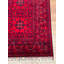 Tapis en laine et coton rouge noué à la main Original