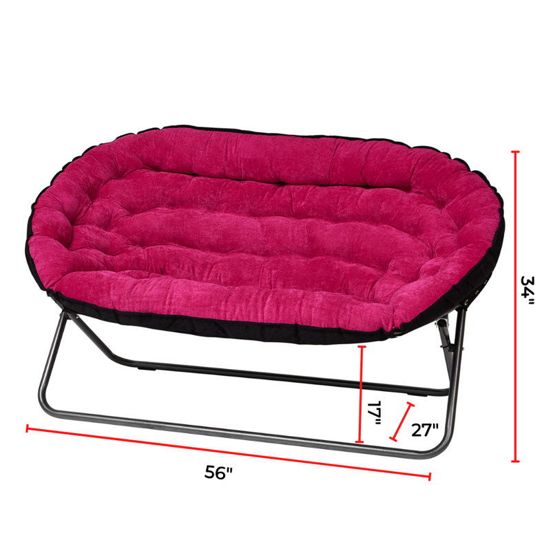 Canapé Papasan, Rose