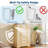 Drawer Tall Dresser for Bedroom, 45'' Boho Chest of Drawers, Wooden Chest with Clothes Storage Cabinet-313839811