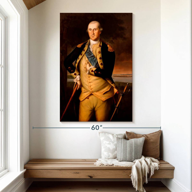 Lelar, général George Washington, H 51 po x l 34 po