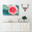 A Pink Hibiscus Flower Painting - Wrapped Canvas-56659455