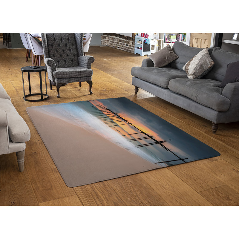 Jakema Shag Area Rug, Rectangle 60 x 110cm