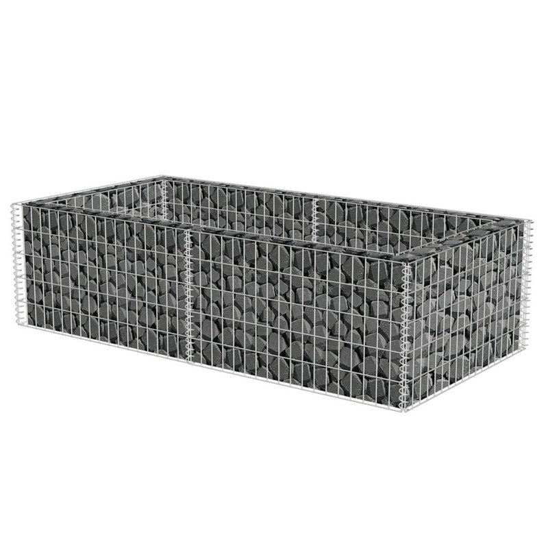Metal Raised Garden Bed, 50cm H x 180cm W x 90cm D