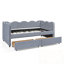 Lit simple Joann avec deux tiroirs de rangement et port USB-1577182511