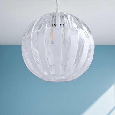 1 - Light Polished Chrome Sphere Pendant