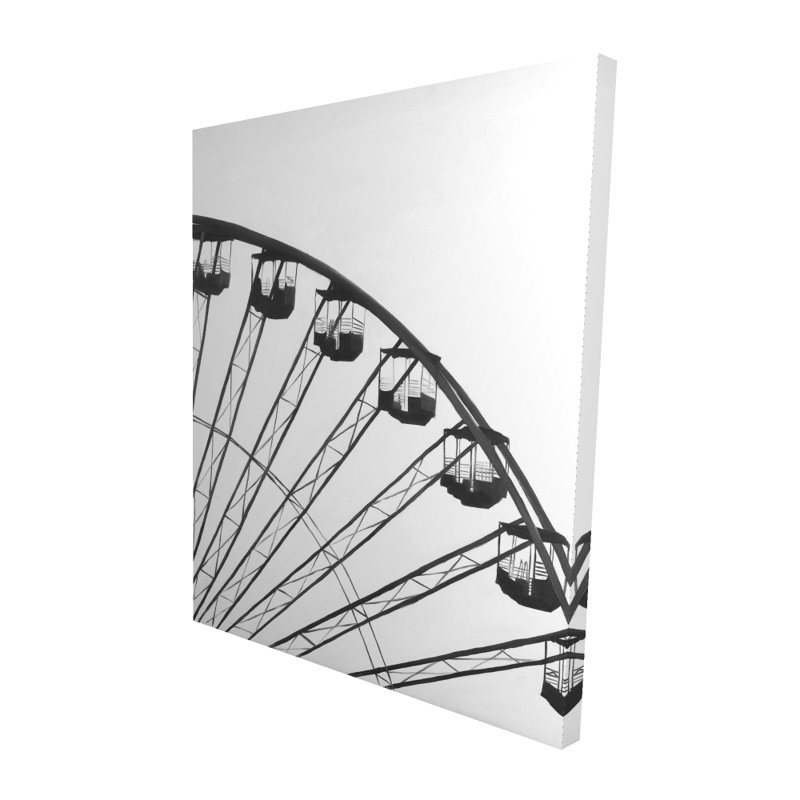 Quarter of a ferris wheel - Architecture Bedroom Canvas Decor
