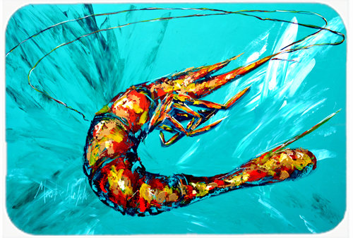 Caroline's Treasures Shrimp Glass Cutting Board