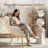 lush Velvet Accent Side Chair - Metal Leg Lounge Armchair-313103191