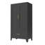 60? White Metal Wardrobe With 1 Drawer-1490928346
