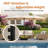 Outdoor Rectangular 6-Person Dining Set With Umbrella & Mixed Seating-1326215927