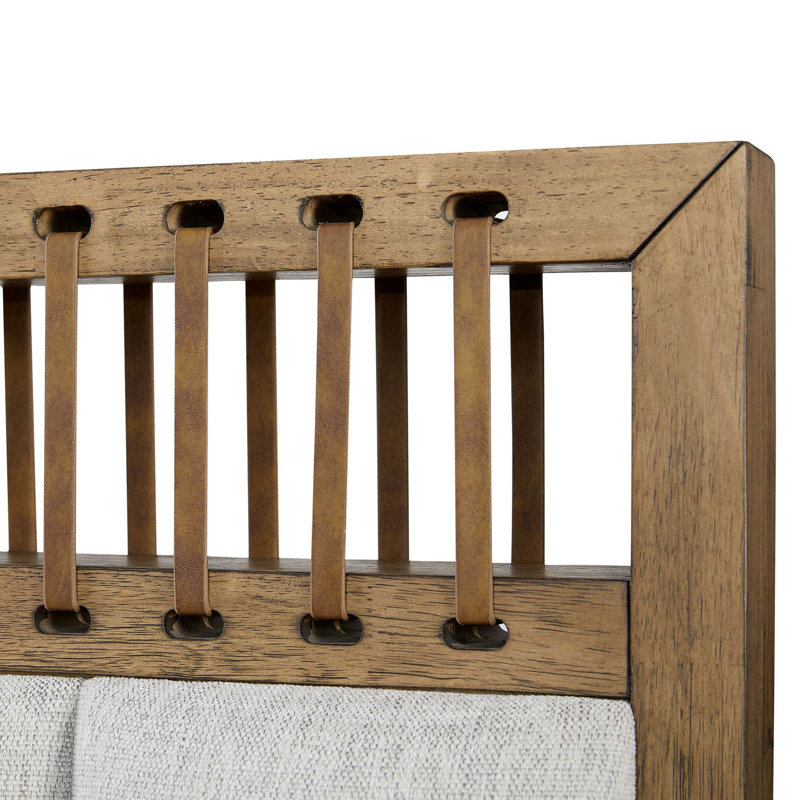 Upholstered And Strap Panel Bed