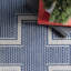 Tapis bleu intérieur / extérieur Quinlynn-1097481196