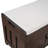 Storage Bench With 3 Shutter-Shaped Doors, Shoe Bench With Removable Cushion And Hidden Storage Space-791716168