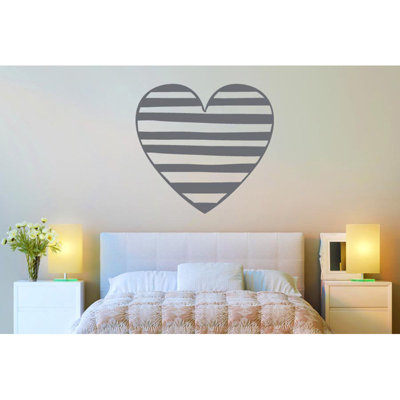 Abstract Non-Wall Damaging Wall Decal, Grey