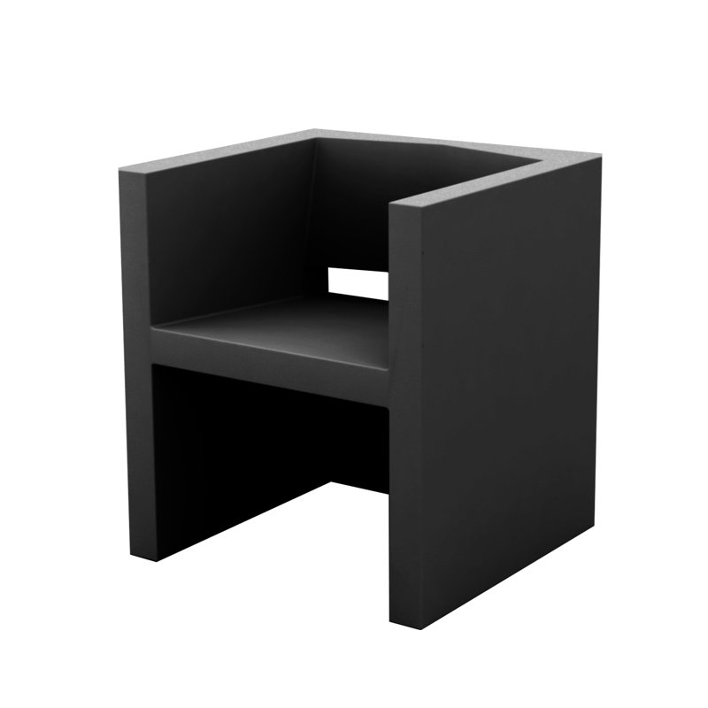 Vela - Fauteuil en résine - Basic, Noir