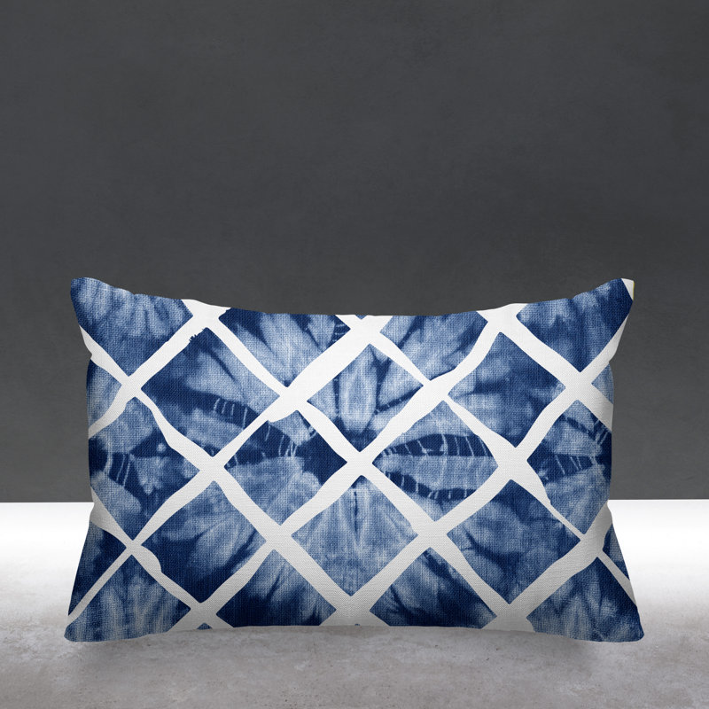 Hosi Geometric Outdoor Reversible Throw Pillow