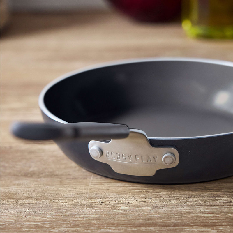 Bobby Flay by GreenPan Professional Grade Ceramic Nonstick 8” Frypan, Black