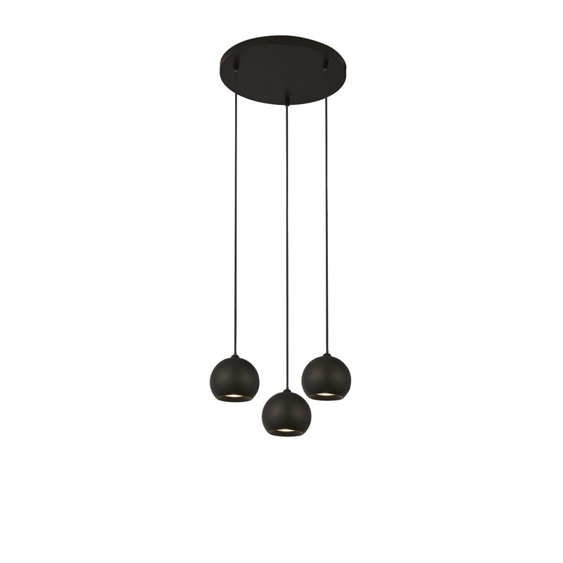 Baez 3-Light Cluster Chandelier