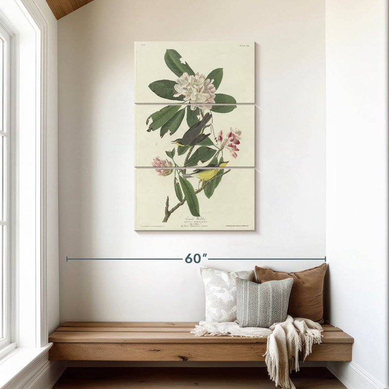 Brampt Canada Warbler, 45" H x 28" W