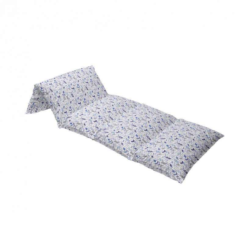Housse de coussin d'extérieur Tribal Zigzag, H 2 po x l 27 po x P 88 po