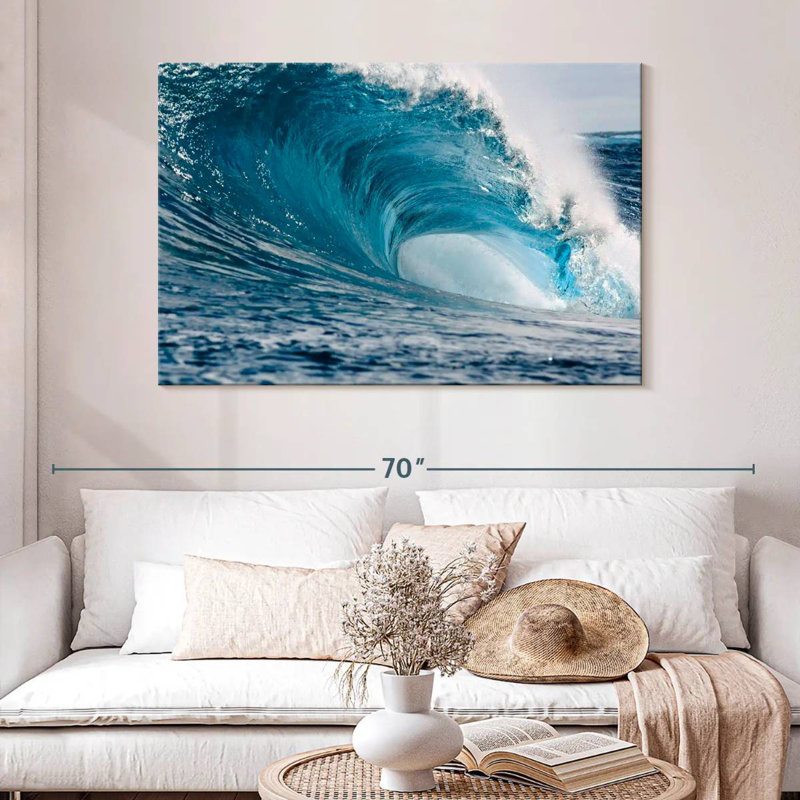 Gillard Powerful Blue Wave, 32" H x 48" W