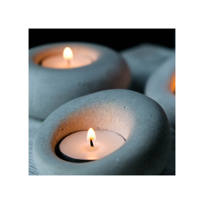 Ensemble de 3 bougies chauffe-plat de table