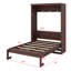 Lit escamotable peu encombrant avec armoire pliante pour bureau à domicile-1486506138
