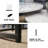 Oryan Frame Nesting Tables Set - 2-Tier Storage End Tables, Space Saving-767760157-767760159