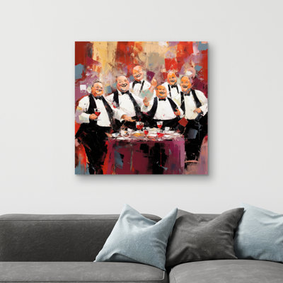 Good friends - 32"x32" art on canvas