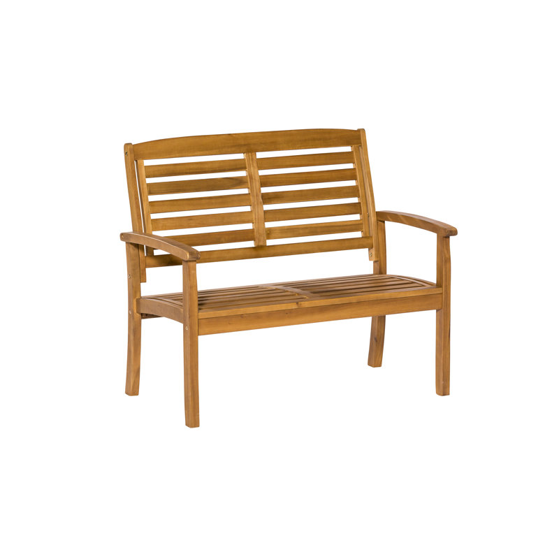 Collum Solid Wood Acacia Outdoor Bench