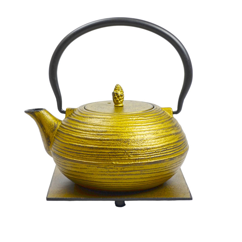 Cloelia 1.2 L Stovetop Safe Teapot, Gold