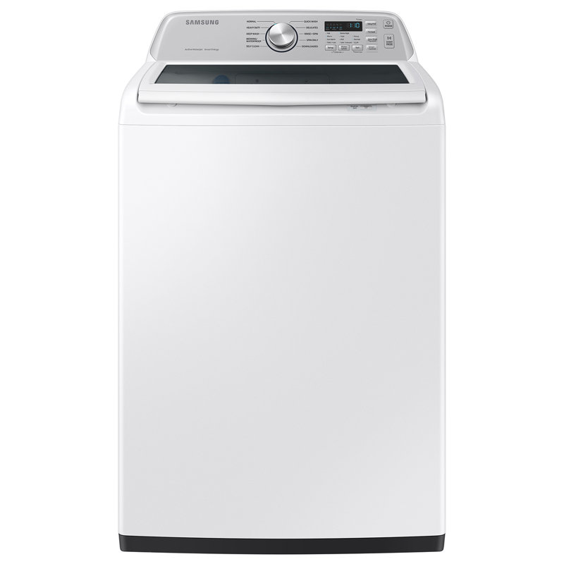 Samsung 4.7 cu. ft. Large Capacity Smart Top Load Washer with Active WaterJet, White