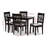 Fraserburgh Rubberwood Solid Wood Dining Set-1941035601-1941035602