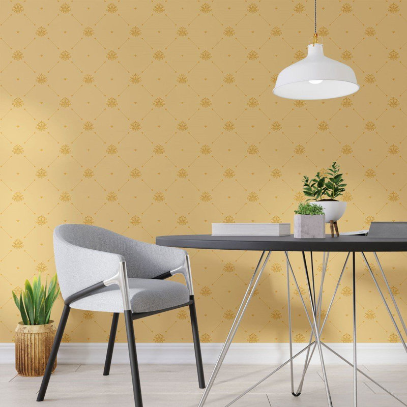 Baroque Damask Vintage Peel & Stick Wallpaper N013024